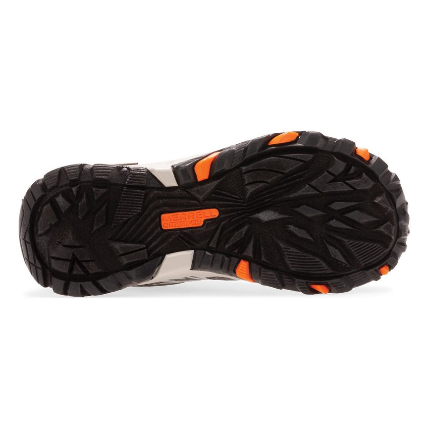 Basket Merrell Moab FST Low Waterproof Bleu Marine/Grise Enfant | N.V.ZRGP